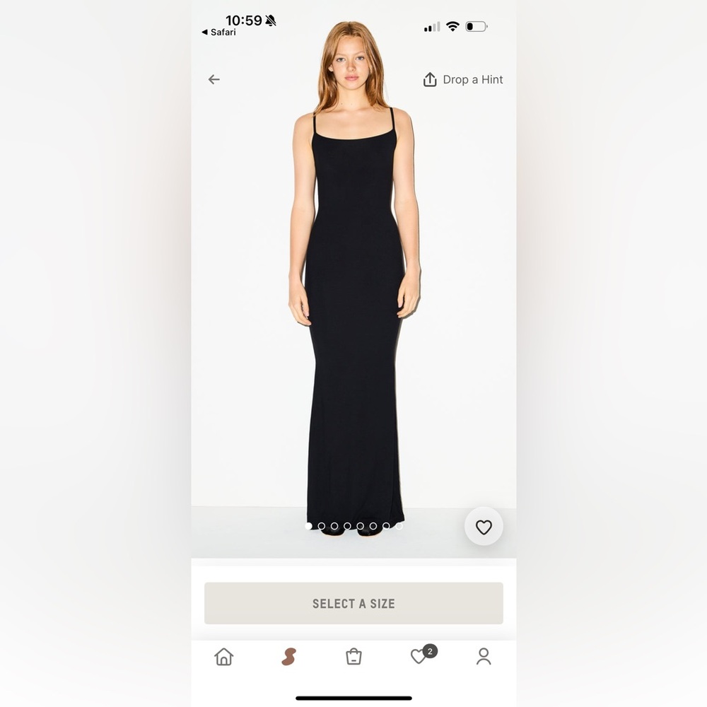 Skims Soft Lounge Long Slip Dress